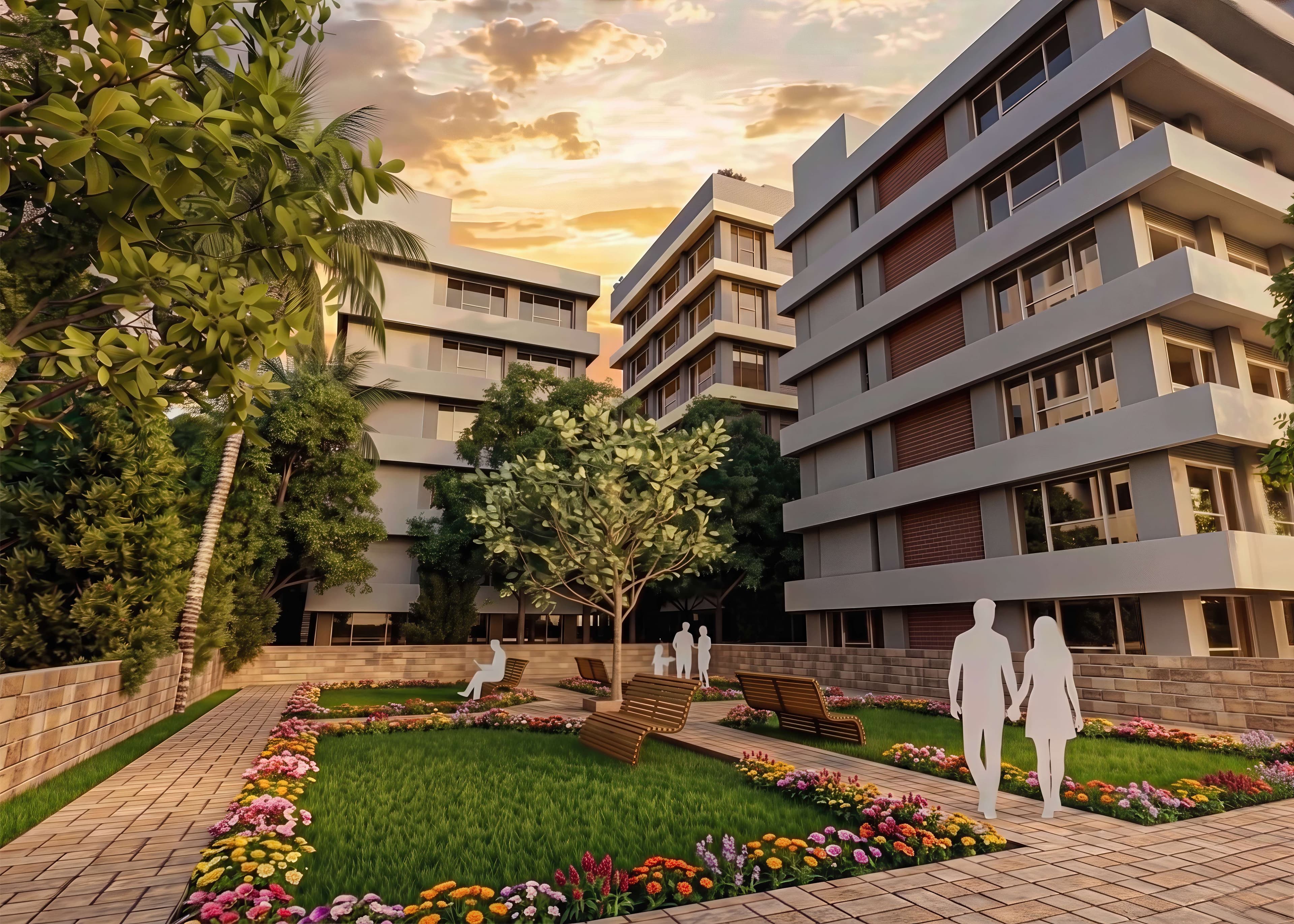 Anondo Bhubon - COURTYARD PLOT (1)