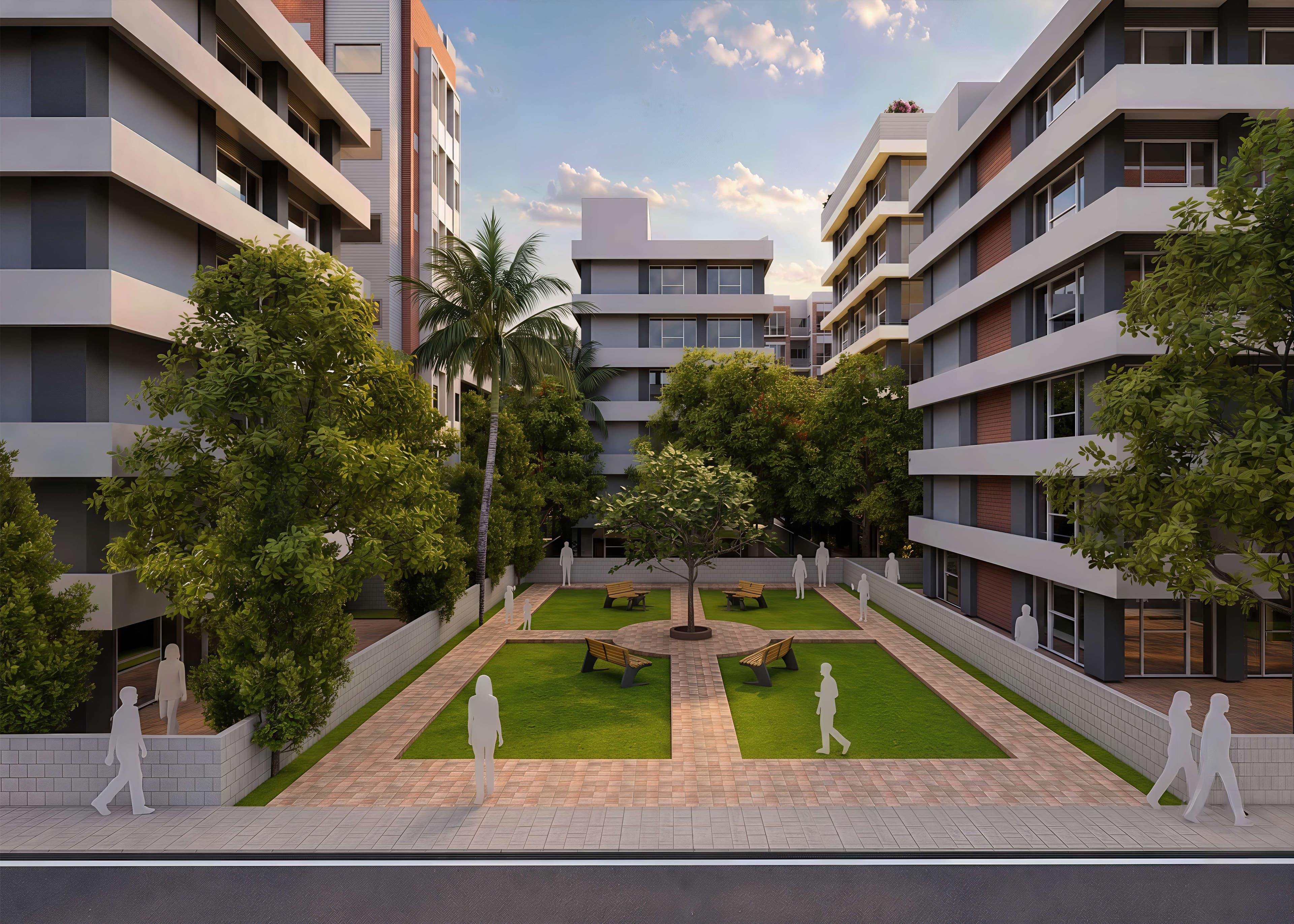Anondo Bhubon - COURTYARD PLOT (4)