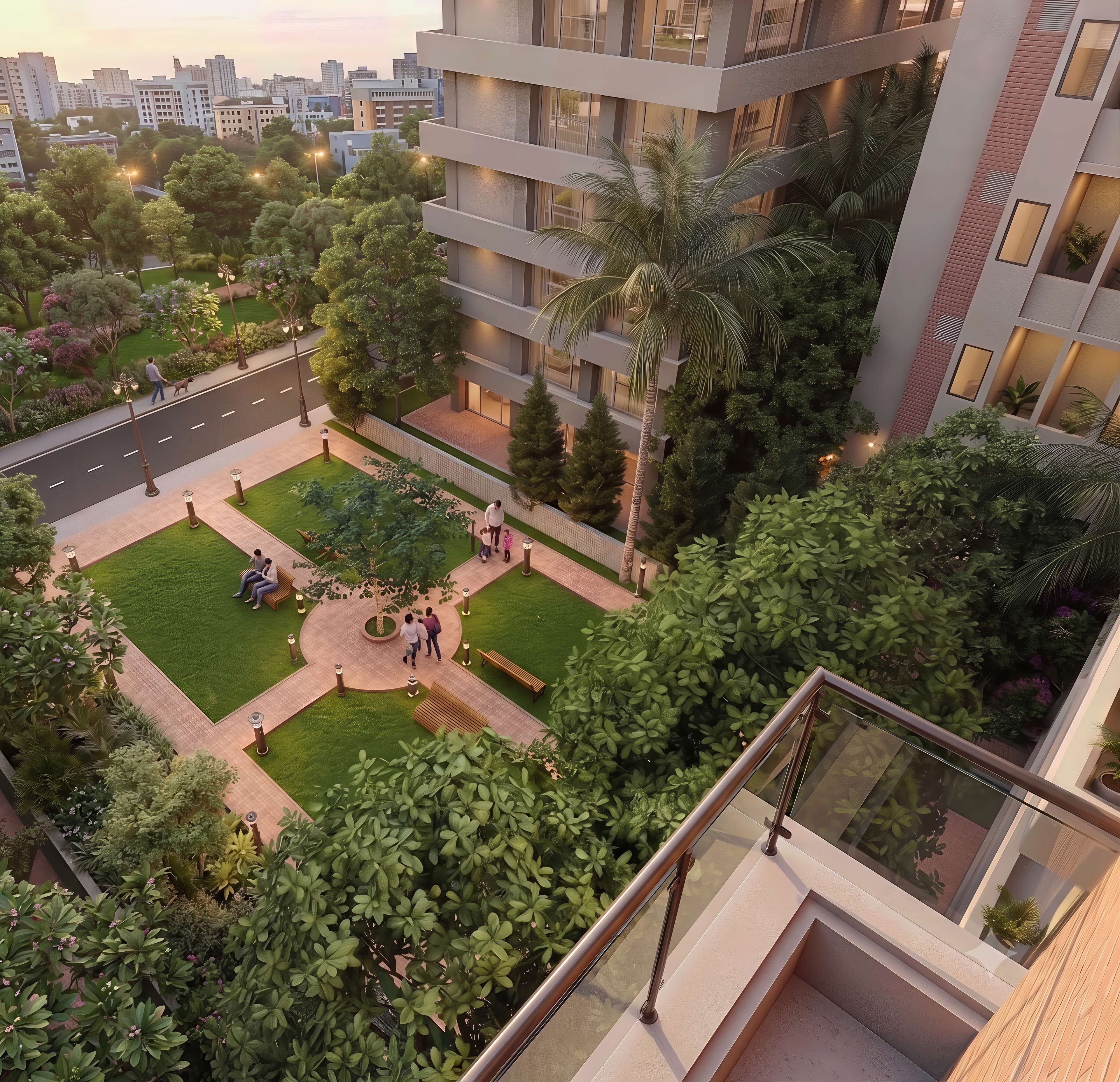 Anondo Bhubon - COURTYARD PLOT (5)